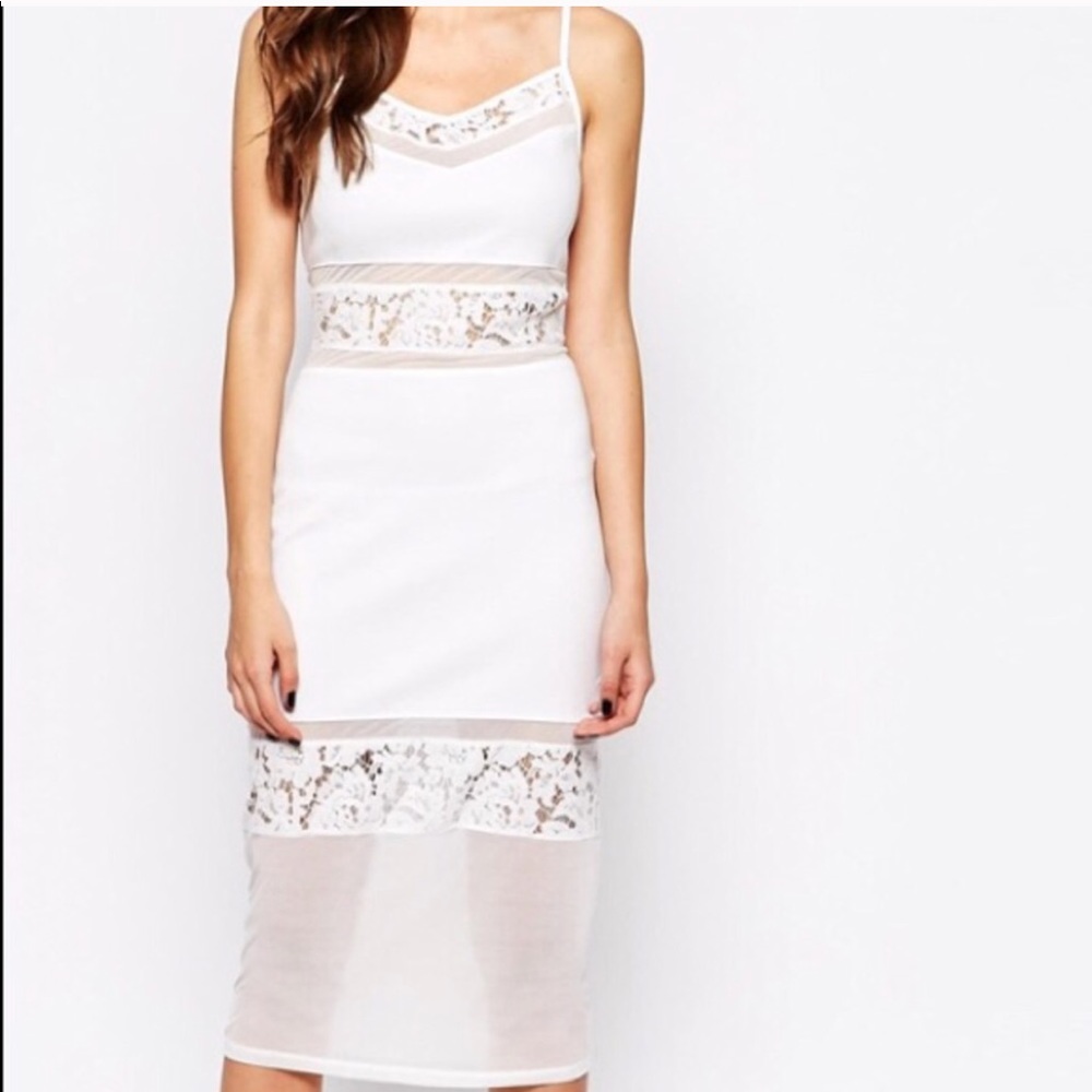 NWT French Connection white lace Dress size 0